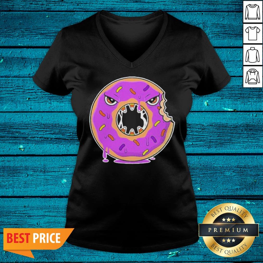 Awesome Scary Donut Costume Happy Halloween Shirt - Image 3