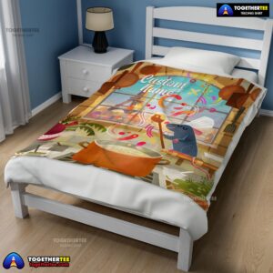 Alternative view of Pixar Ratatouille Warm & Soft Remy Chief Blanket Fleece Customized Blanket