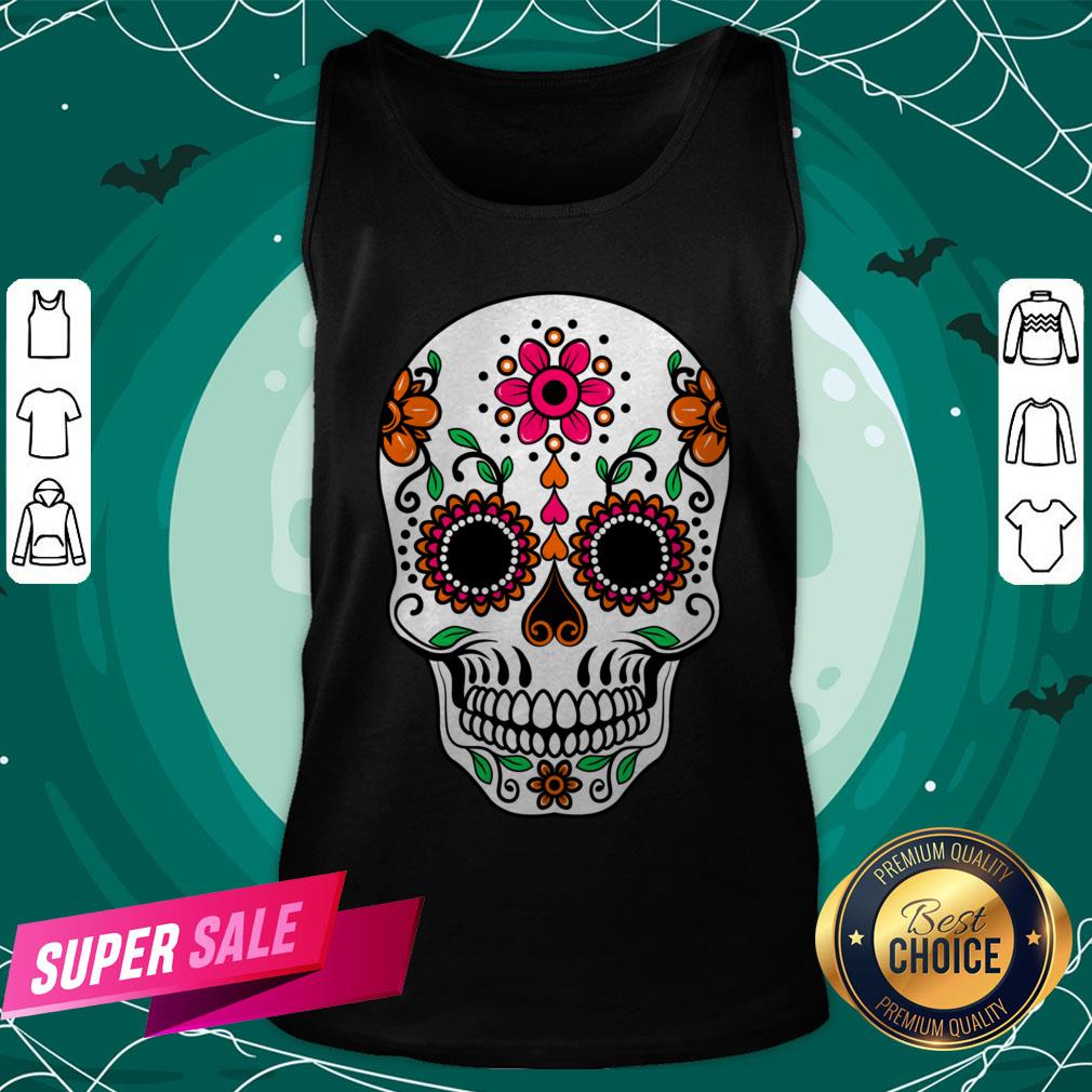 Dia De Los Muertos Sugar Skull Day Of The Dead Shirt - Image 3