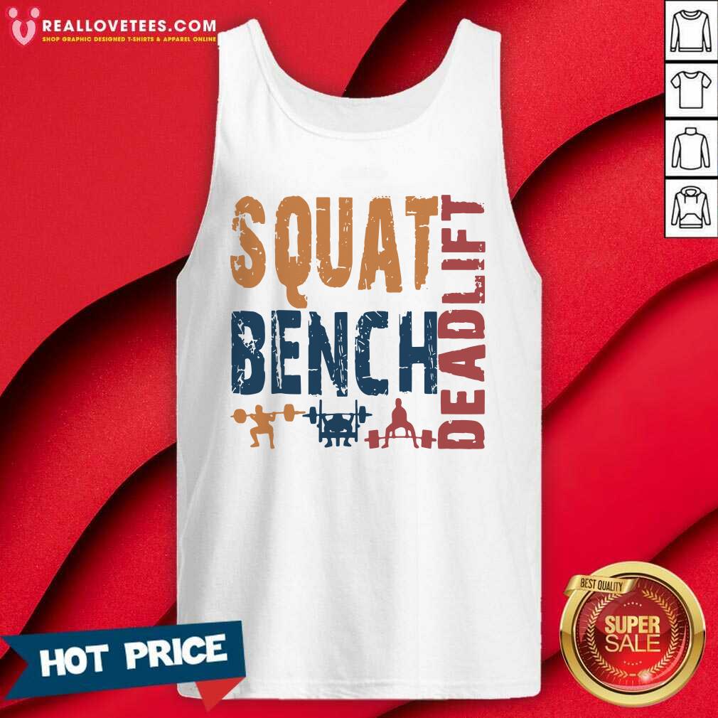 Funny Squat Bench Deadlift 2021 Shirt - Image 2
