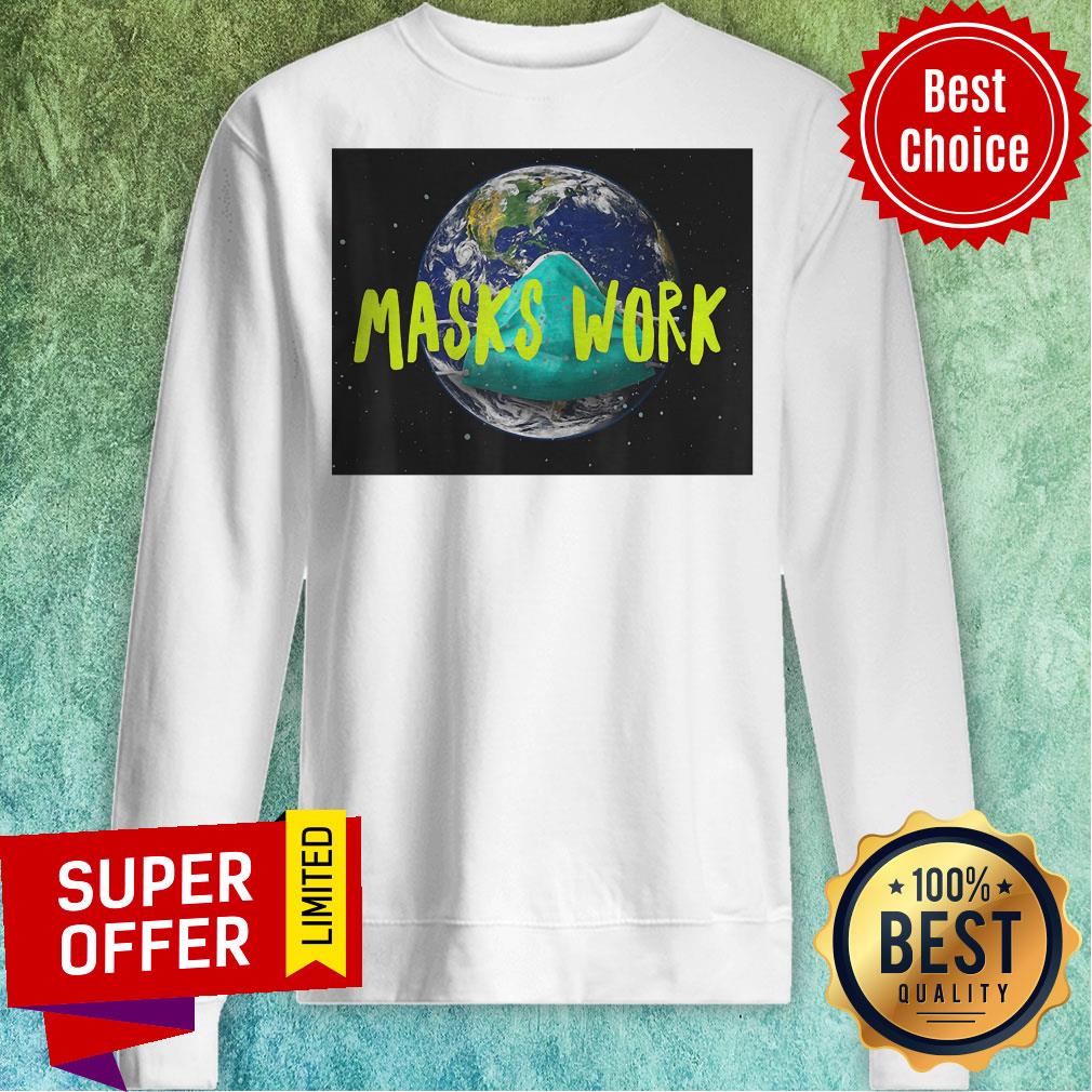 Official Masks Work Earth 2020 Shirt - Image 5