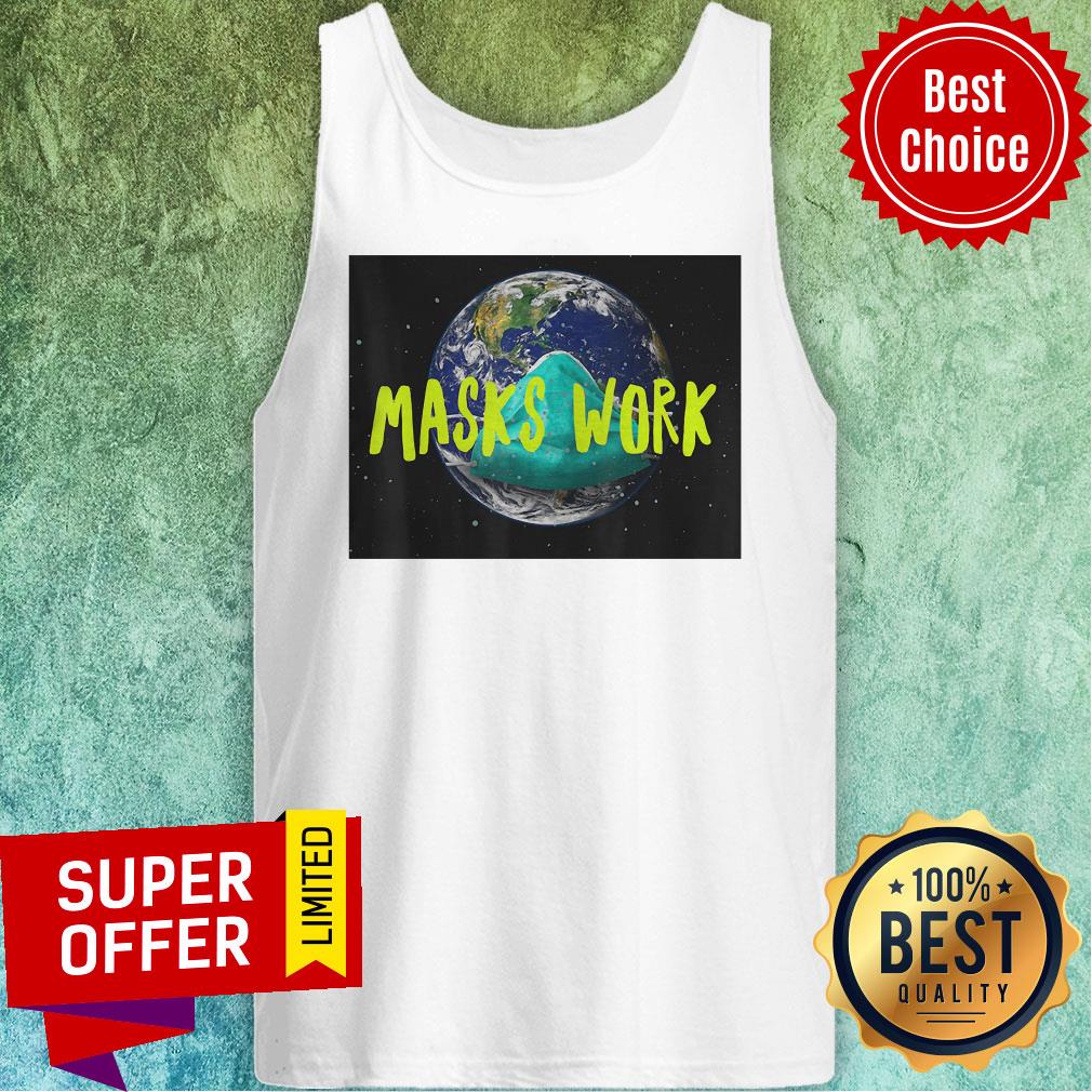 Official Masks Work Earth 2020 Shirt - Image 4