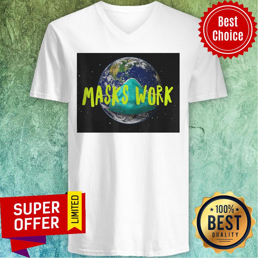 Official Masks Work Earth 2020 Shirt - Image 3