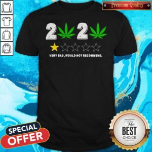 Weed 2020 Very Bad Would Not Recommend Shirt