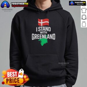 Alternative view of Funny I Stand With Greenland Support Denmark Is Not For Sale T-Shirt