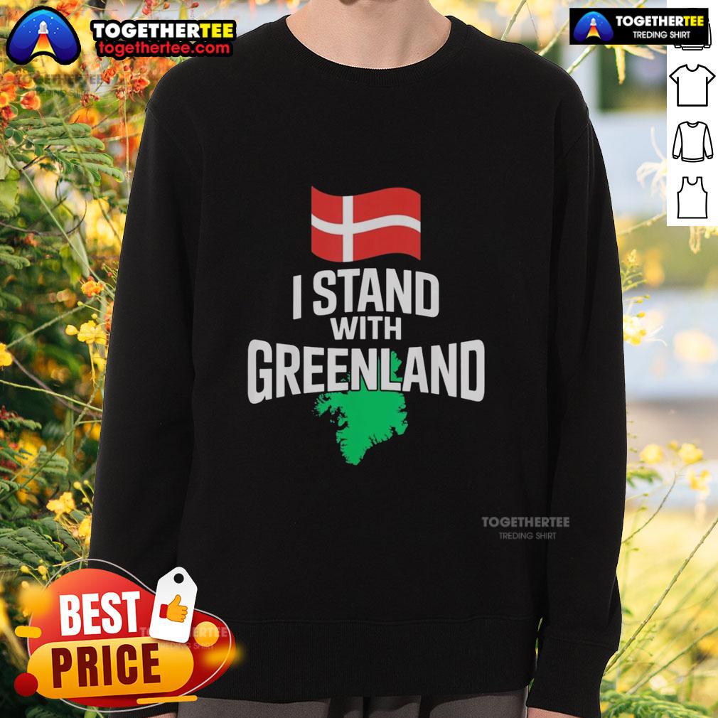 Funny I Stand With Greenland Support Denmark Is Not For Sale T-Shirt - Image 5