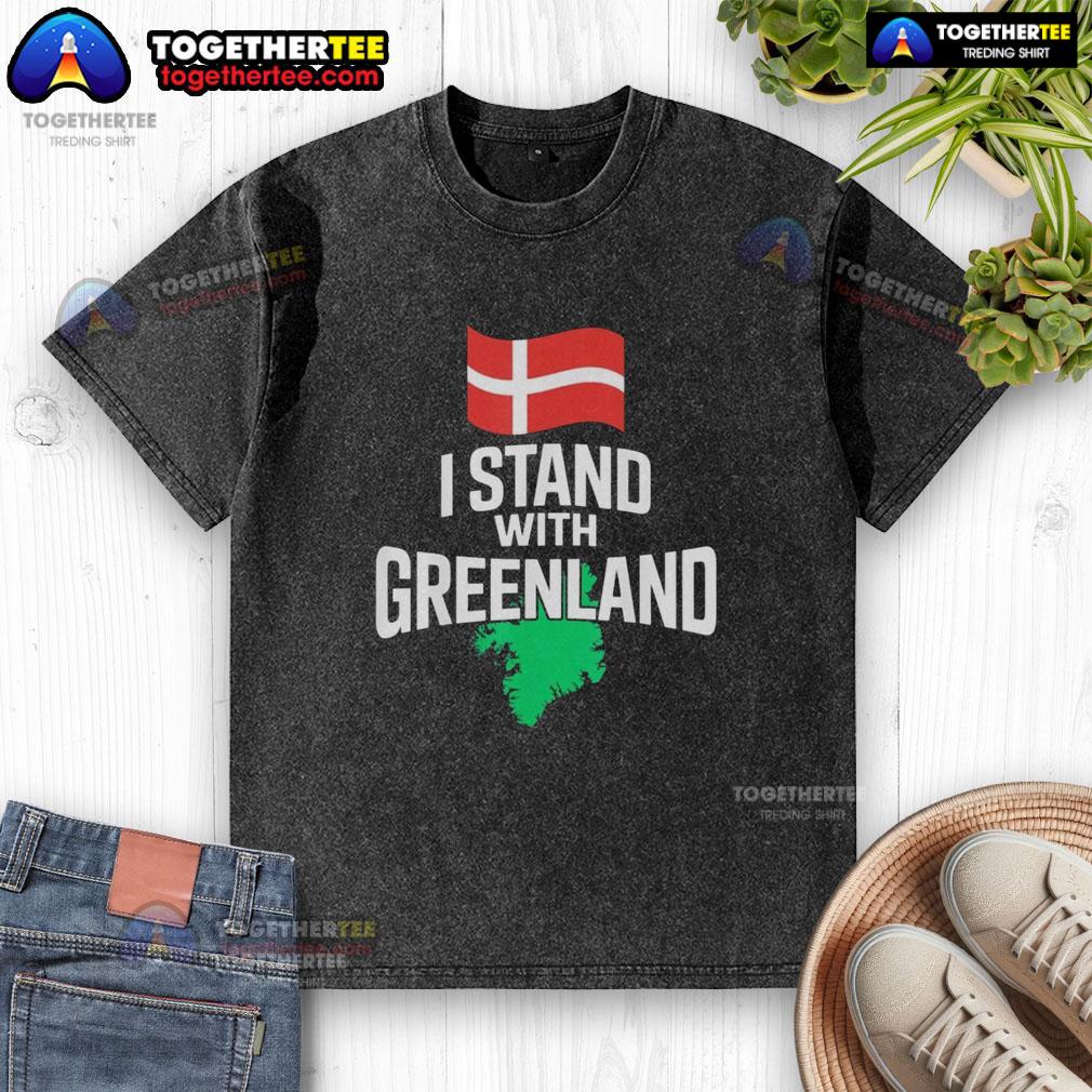 Funny I Stand With Greenland Support Denmark Is Not For Sale T-Shirt - Image 6