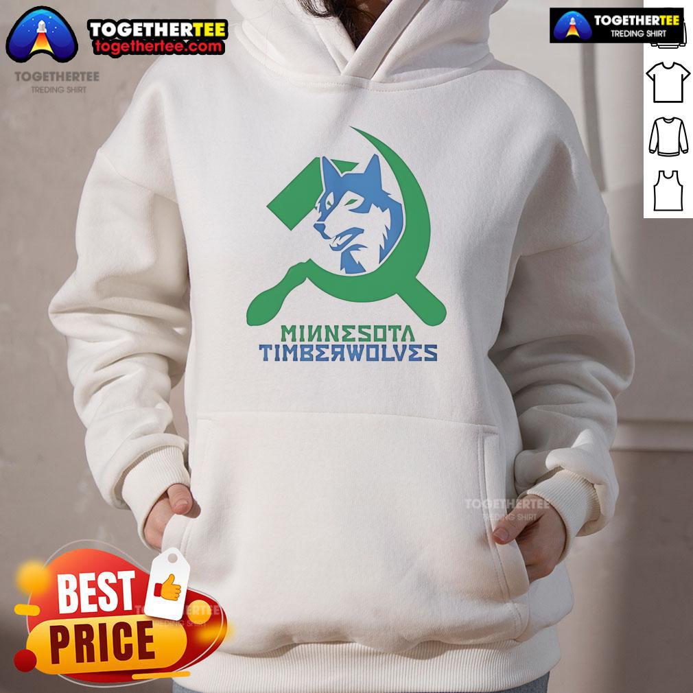 Nice Communist Minnesota Timberwolves T-Shirt - Image 2