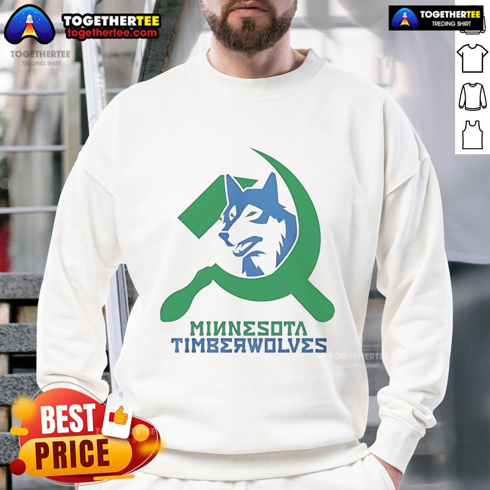 Nice Communist Minnesota Timberwolves T-Shirt - Image 5