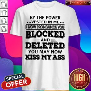 By The Power Vested In Me I Now Pronounce You Blocked Shirt