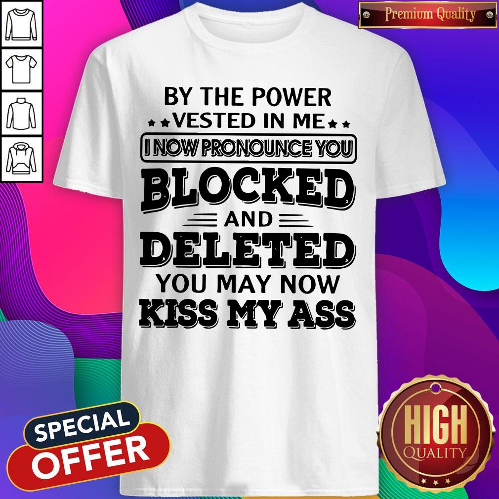 By The Power Vested In Me I Now Pronounce You Blocked Shirt
