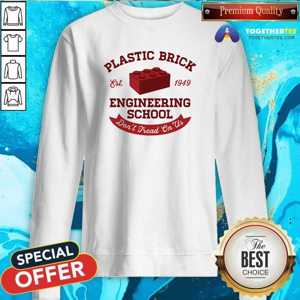 Top Plastic Brick Engineering School T-Shirt - Image 4