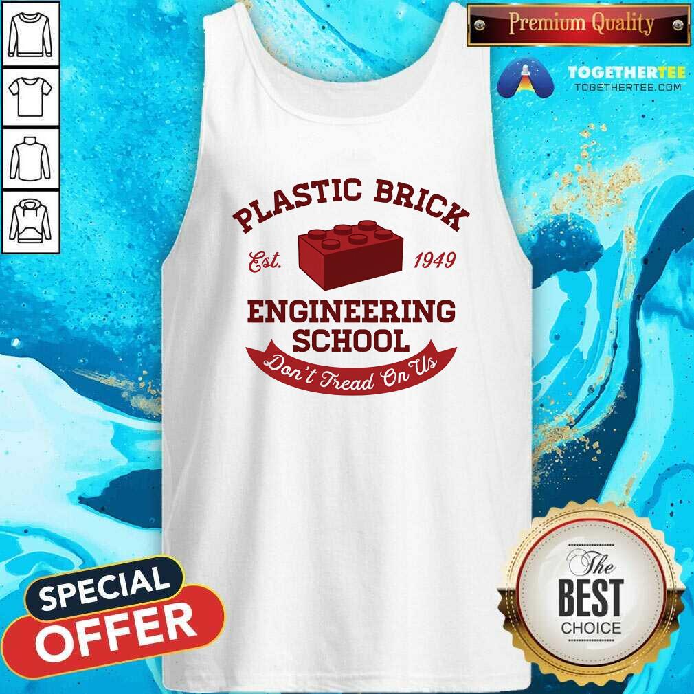 Top Plastic Brick Engineering School T-Shirt - Image 3