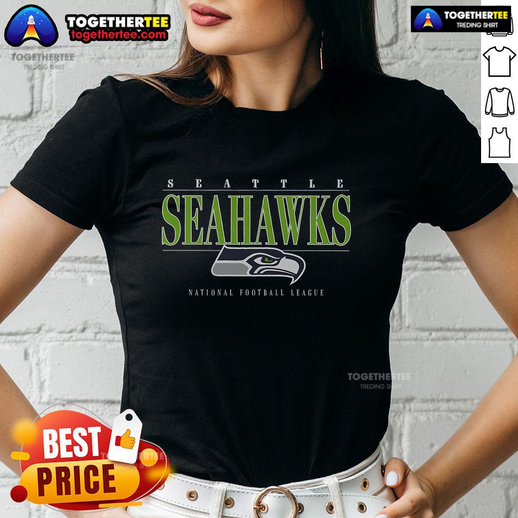 Premium Seattle Seahawks Signature Bar T-Shirt - Image 3