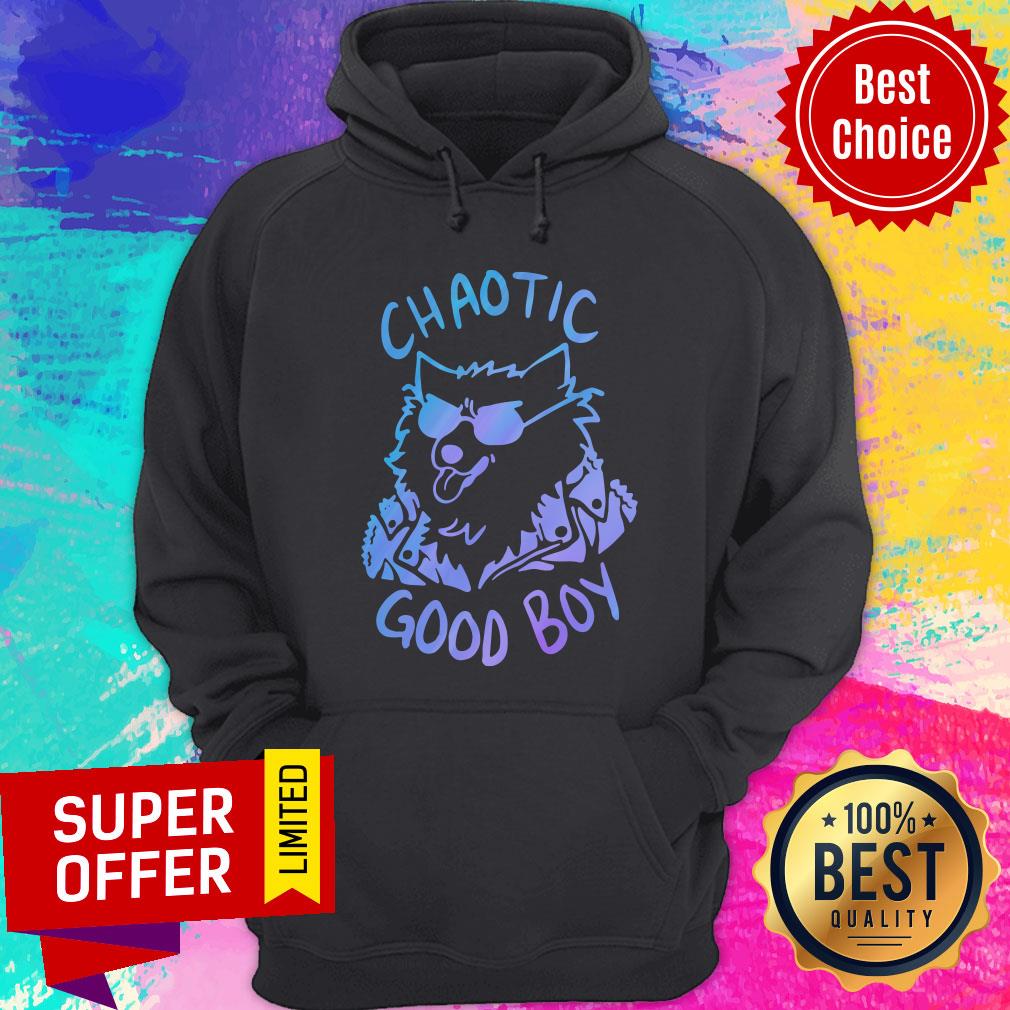 Cool Wolf Chaotic Good Boy Shirt - Image 5