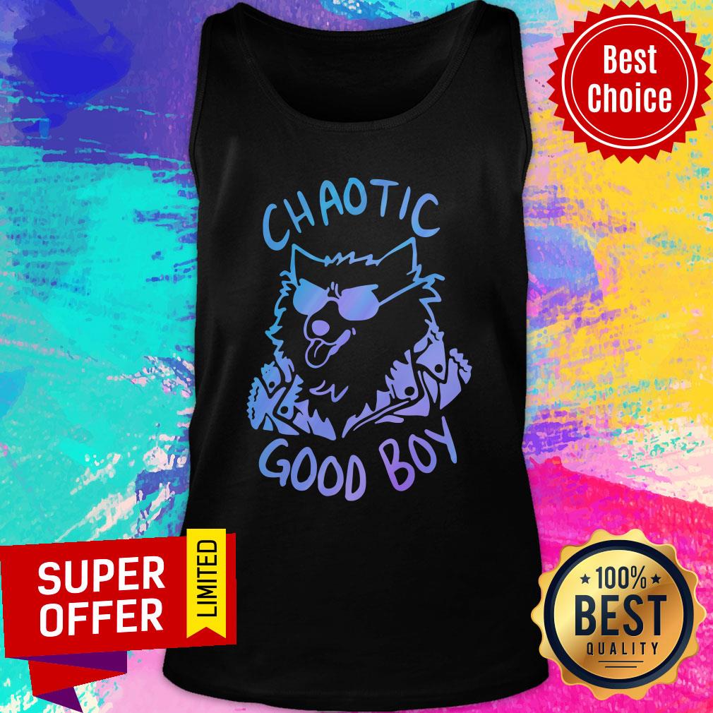Cool Wolf Chaotic Good Boy Shirt - Image 3