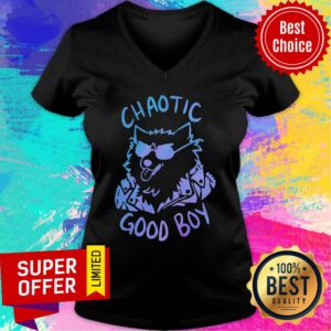 Alternative view of Cool Wolf Chaotic Good Boy Shirt