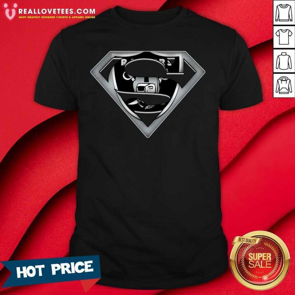 Awesome Oakland Raiders Superman 2021 Shirt