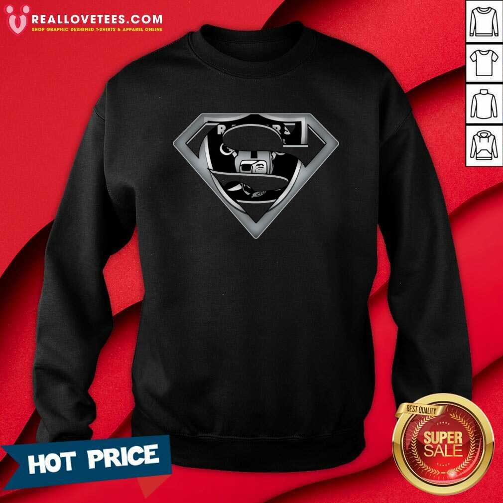 Awesome Oakland Raiders Superman 2021 Shirt - Image 3