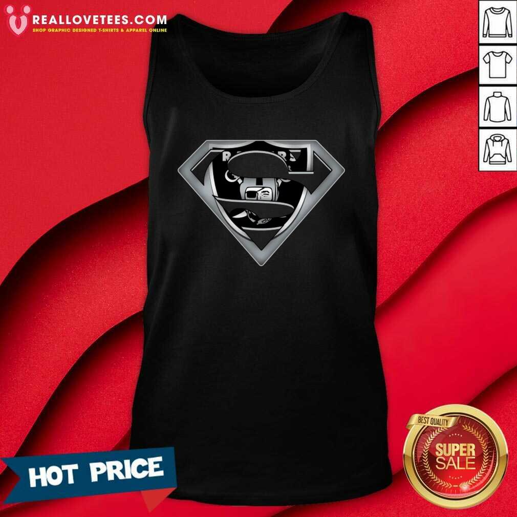 Awesome Oakland Raiders Superman 2021 Shirt - Image 2