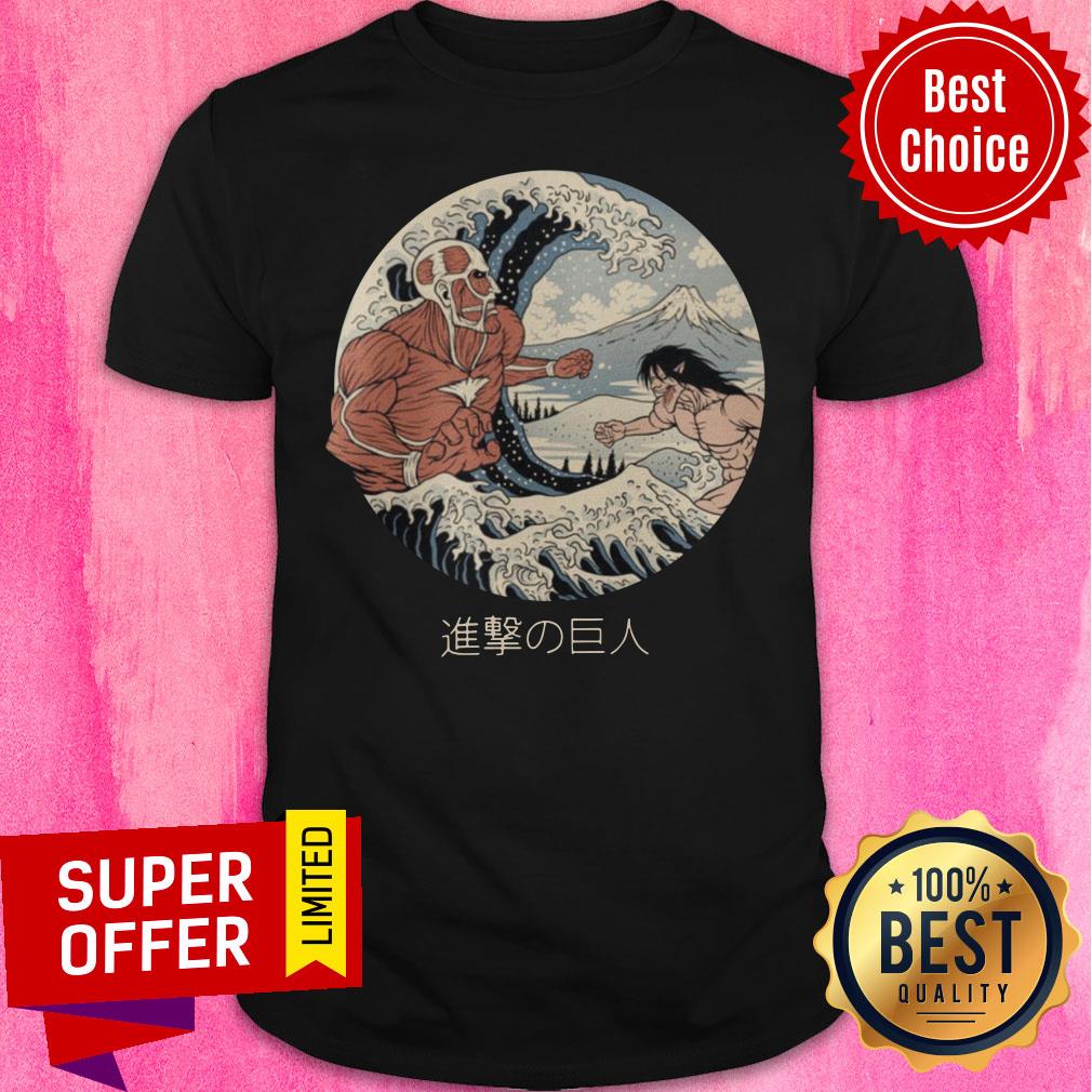 Nice Attack On Titan Anime Japonis Shirt