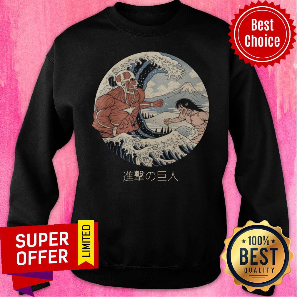 Nice Attack On Titan Anime Japonis Shirt - Image 4