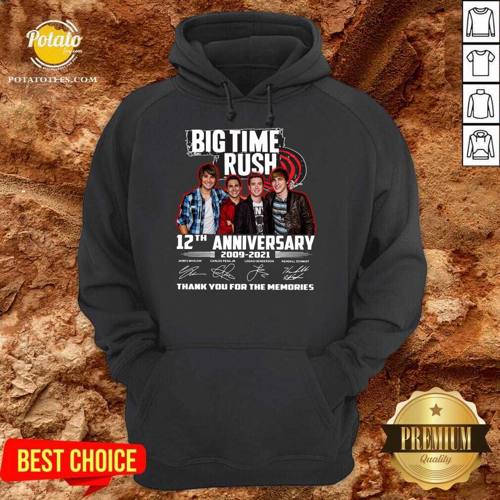 Pretty Big Time Rush 12th Anniversary 2009 2021 Thank You For The Memories Signatures Shirt - Image 5