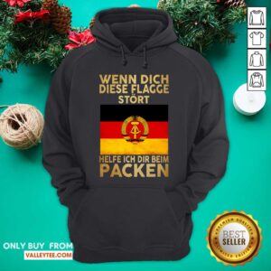 Alternative view of Wenn Dich Diese Flagge Stört Helfe Ich Dir Beim Packen Vintage Shirt