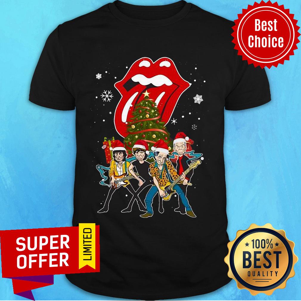 Funny The Rolling Stones Member Play Music Christmas Shirt