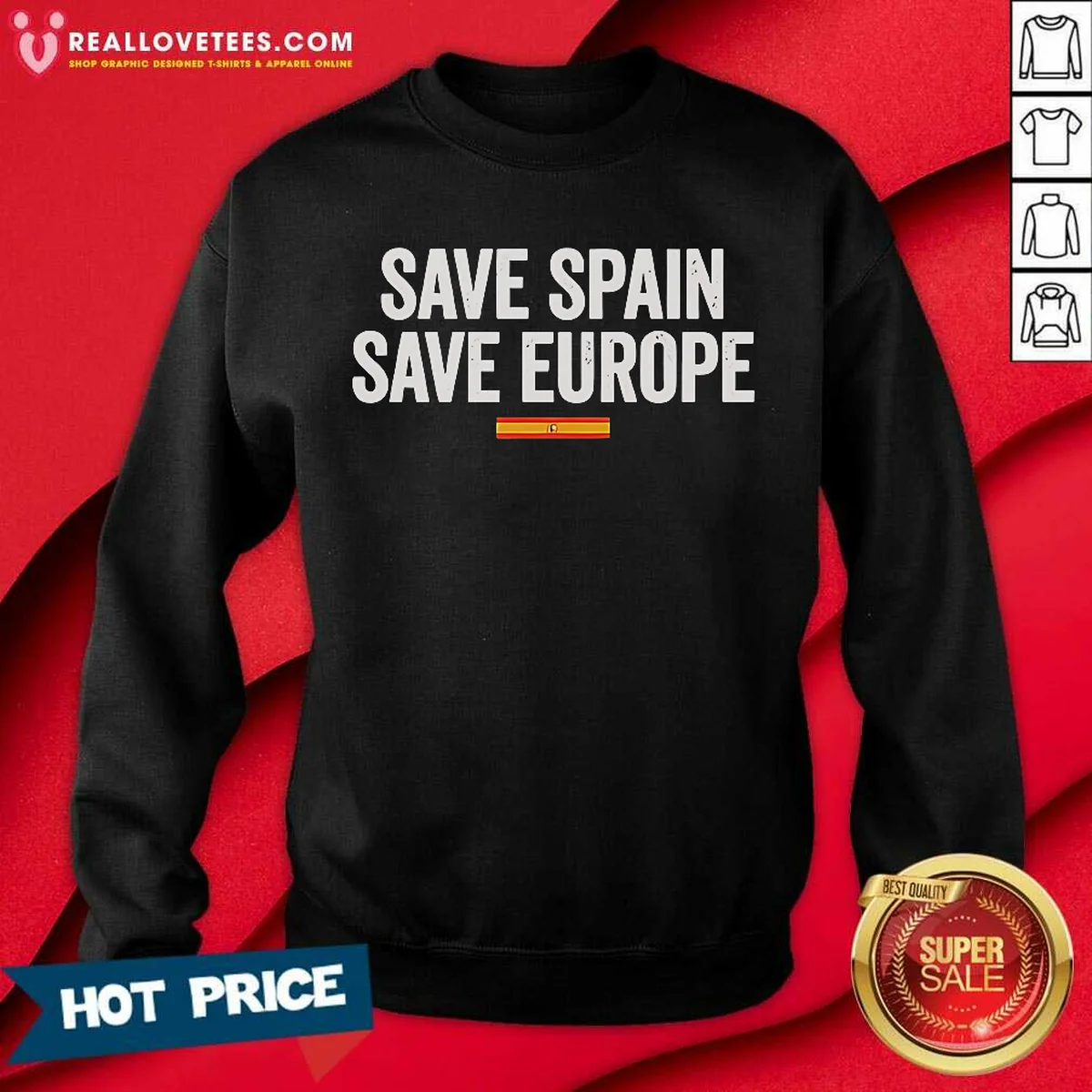Pretty Save Spain Save Europe Spanish Flag Patriotic Shirt - Image 4