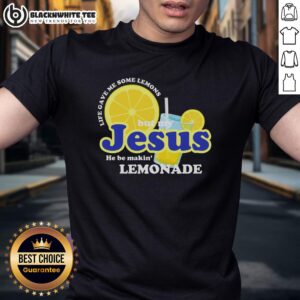 Top Life Gave Me Some Lemons Jesus Lemonade Christian Quote T-Shirt