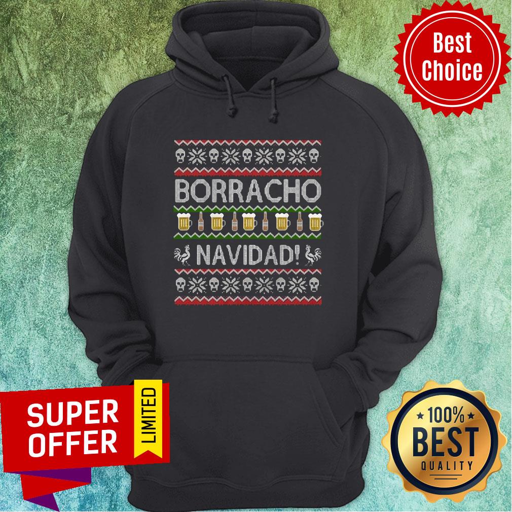 Awesome Borracho Navidad Ugly Christmas Shirt - Image 2