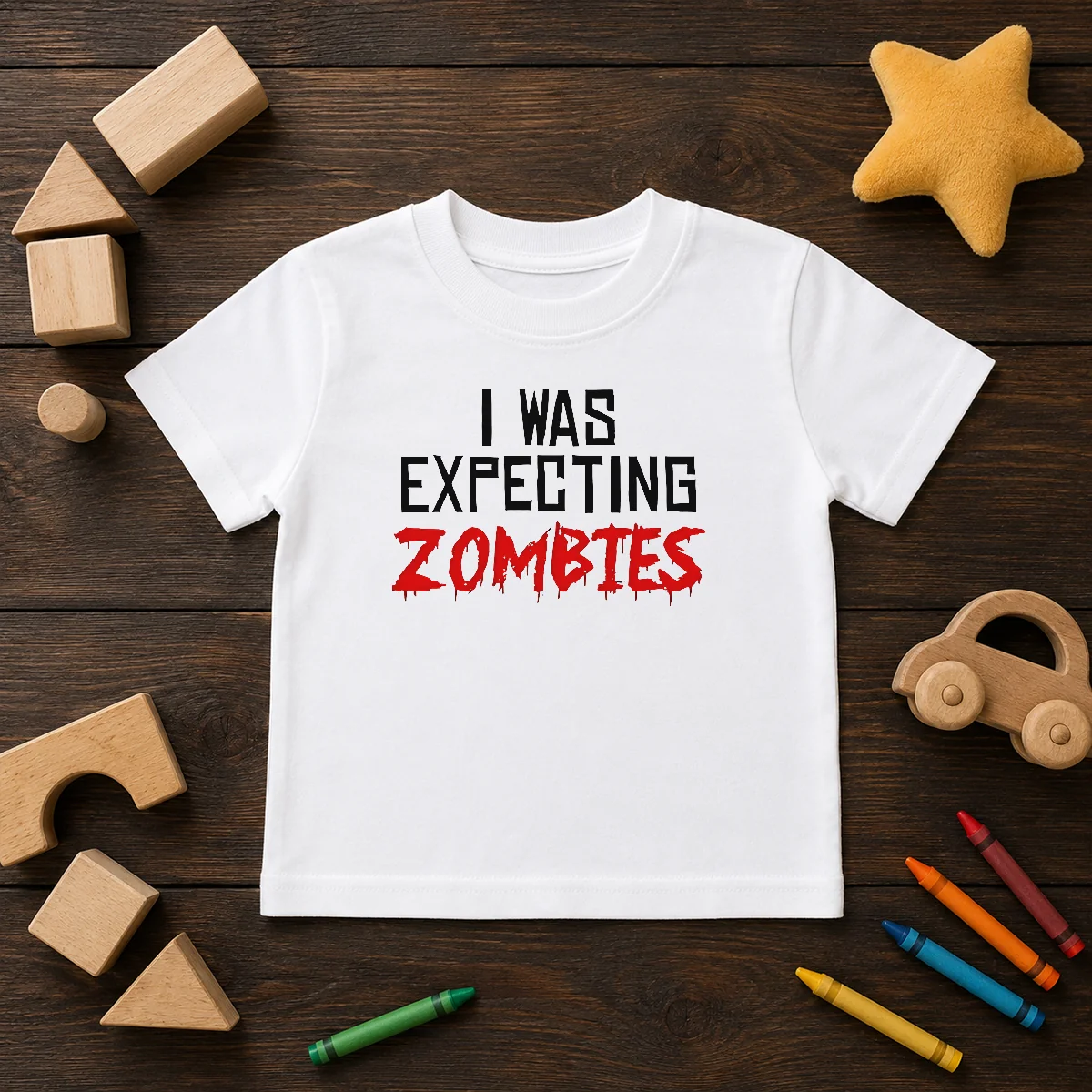 Original I Was Expecting Zombies Shirt - Image 9