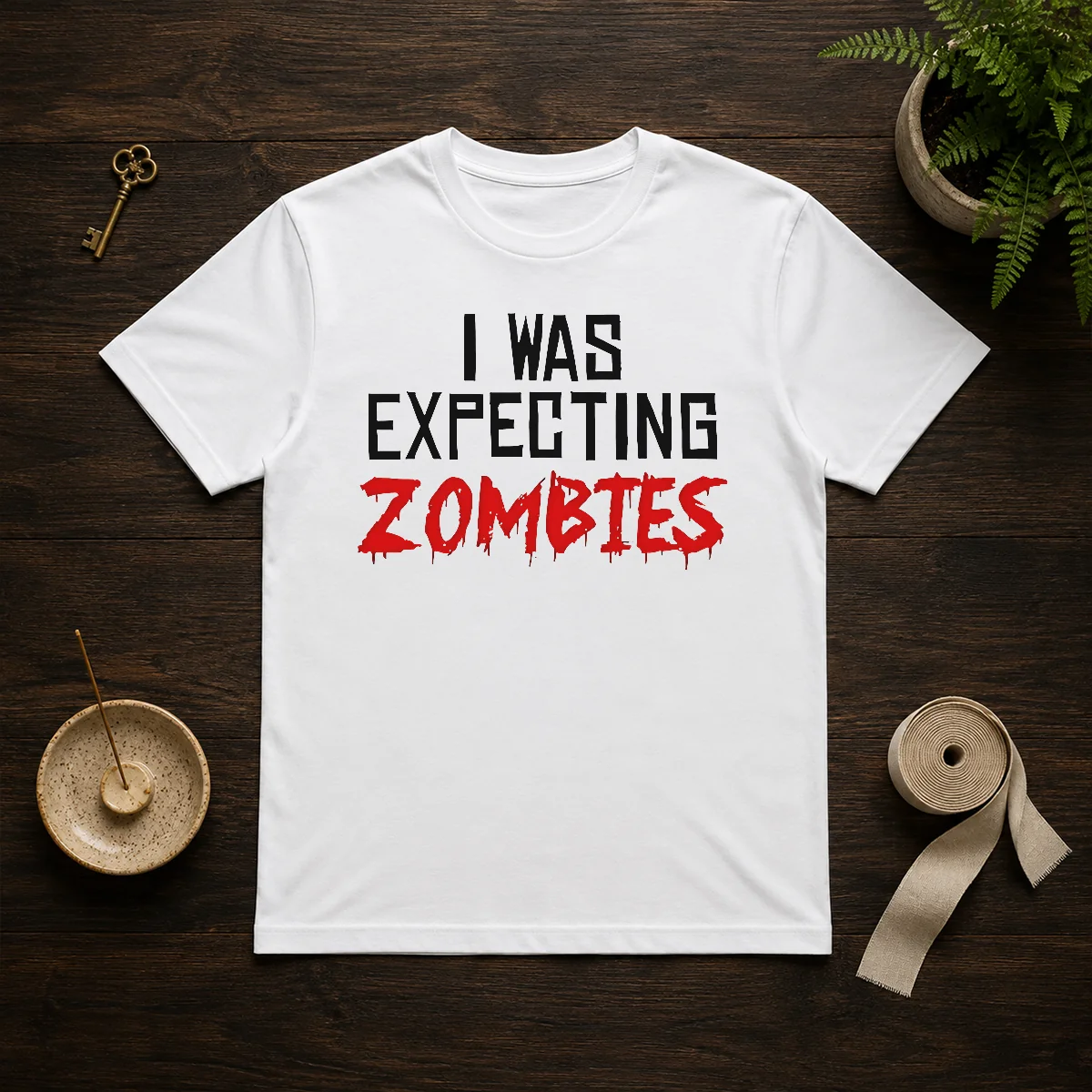Original I Was Expecting Zombies Shirt
