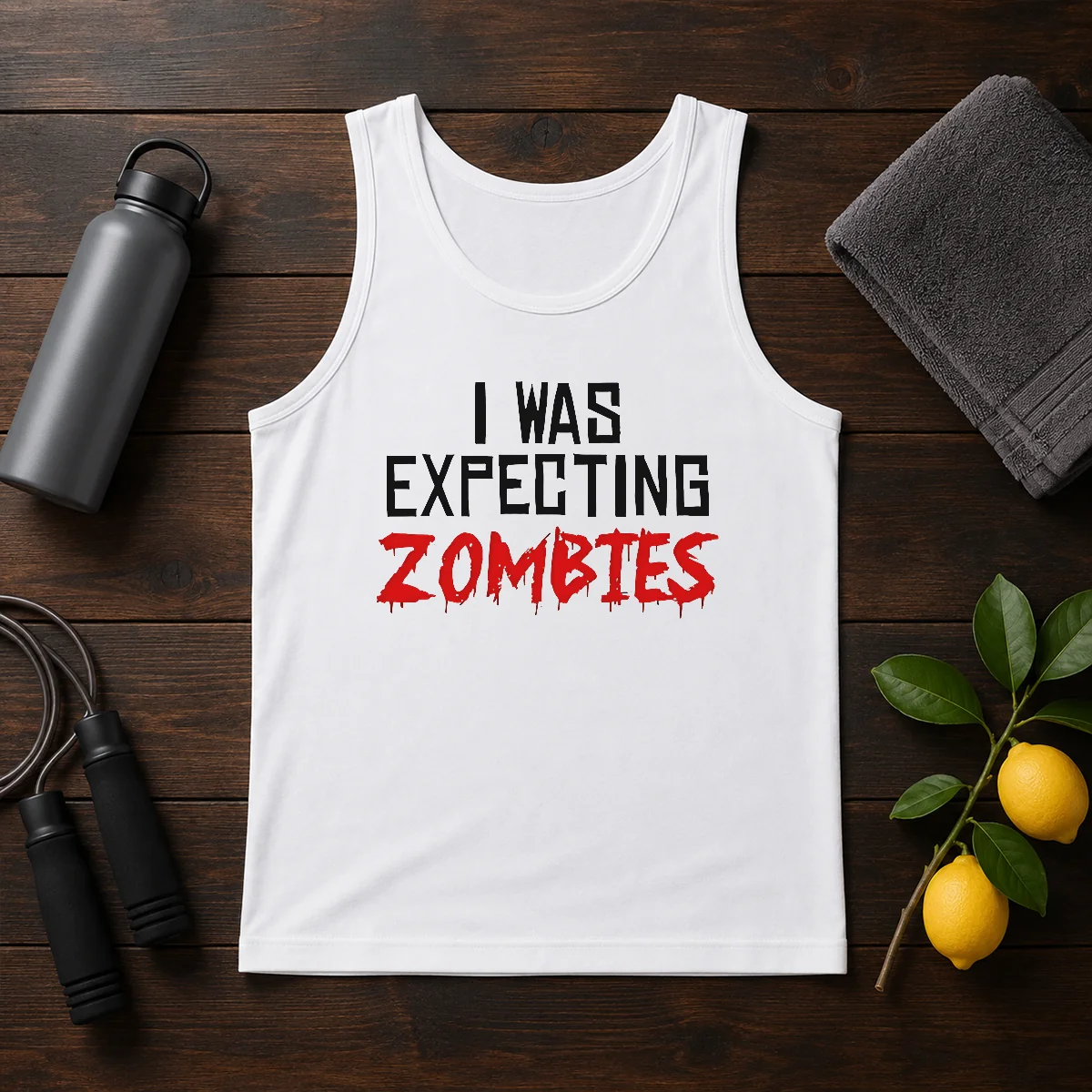 Original I Was Expecting Zombies Shirt - Image 3