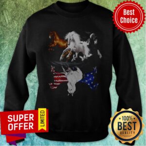 Alternative view of Official Horses Water Reflection 4th Of July Shirt