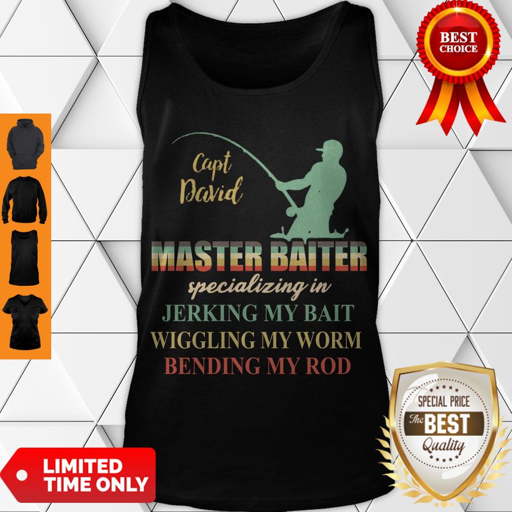 Hot Capt David Master Baiter Specializing In Jerking My Bait Vintage Shirt - Image 4