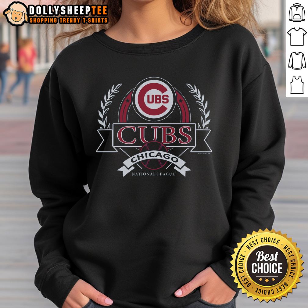 Top Chicago Cubs Royal Cooperstown Crest Arch T-Shirt - Image 5