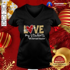 Alternative view of Perfect Love My Students #5thgradeteacher Shirt