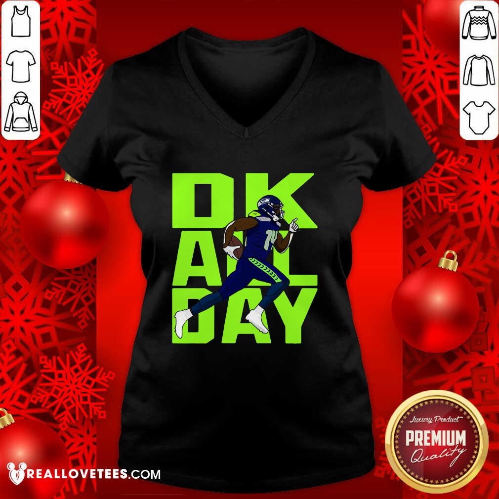 Premium Ok All Day Rugby Ball Shirt - Image 5
