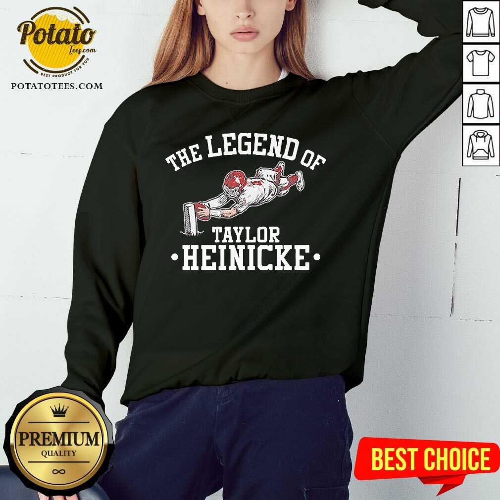 Funny The Legend Of Taylor Heinicke Shirt - Image 4