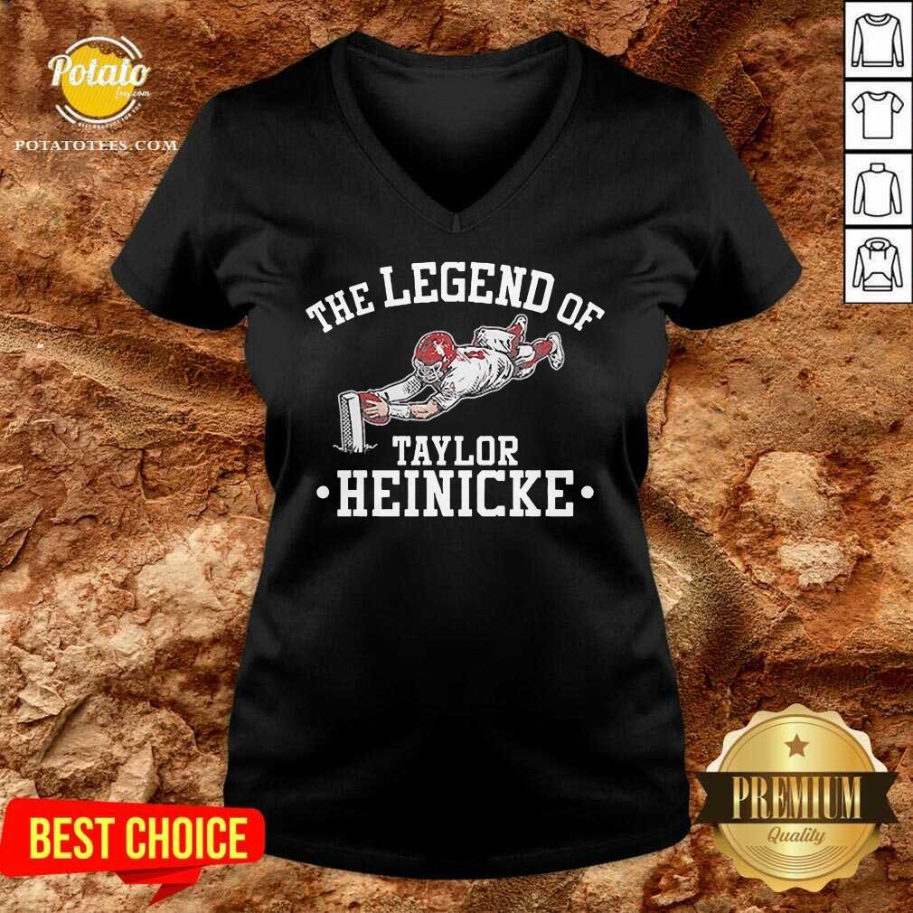 Funny The Legend Of Taylor Heinicke Shirt - Image 3