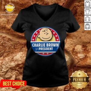 Alternative view of Awesome Charlie Brown For President Shirt