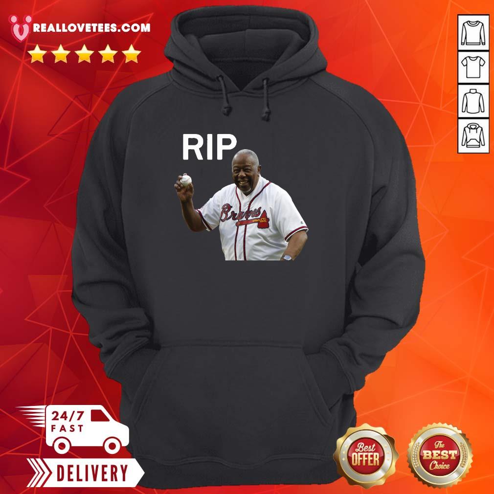 Official Rip Hank Aaron Braves 2021 Shirt - Image 4