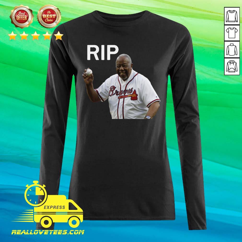 Official Rip Hank Aaron Braves 2021 Shirt - Image 2