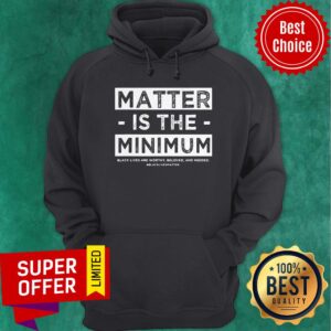Alternative view of Top Matter Is The Minimum BLM Shirt