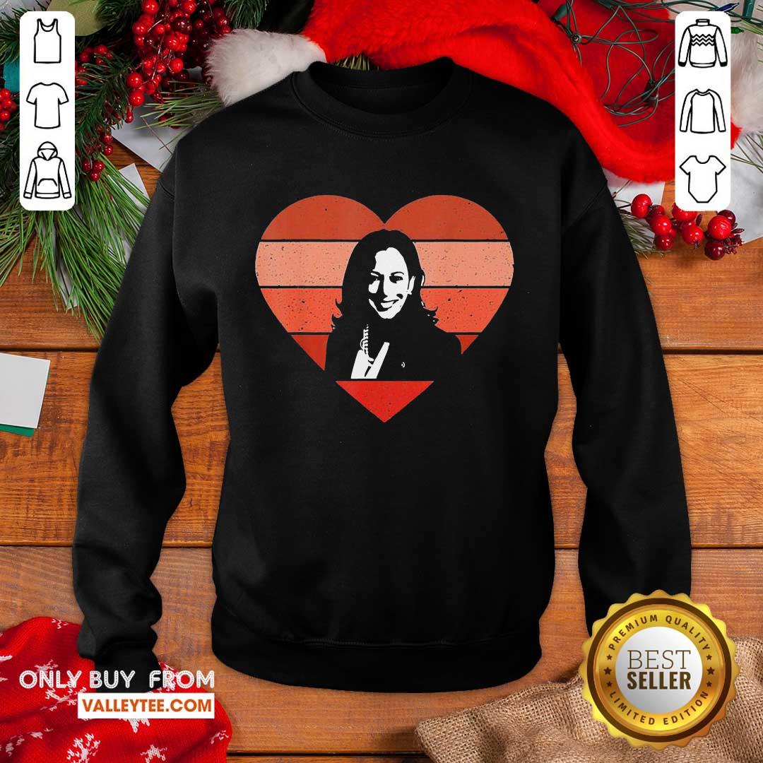 Happy Kamala Harris Inauguration Day 2021 Saint Valentine Heart Shirt - Image 5