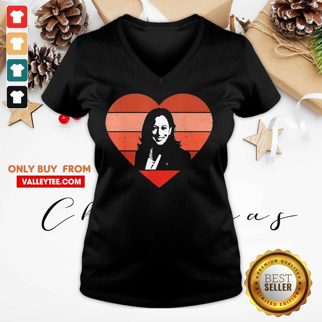 Happy Kamala Harris Inauguration Day 2021 Saint Valentine Heart Shirt - Image 3
