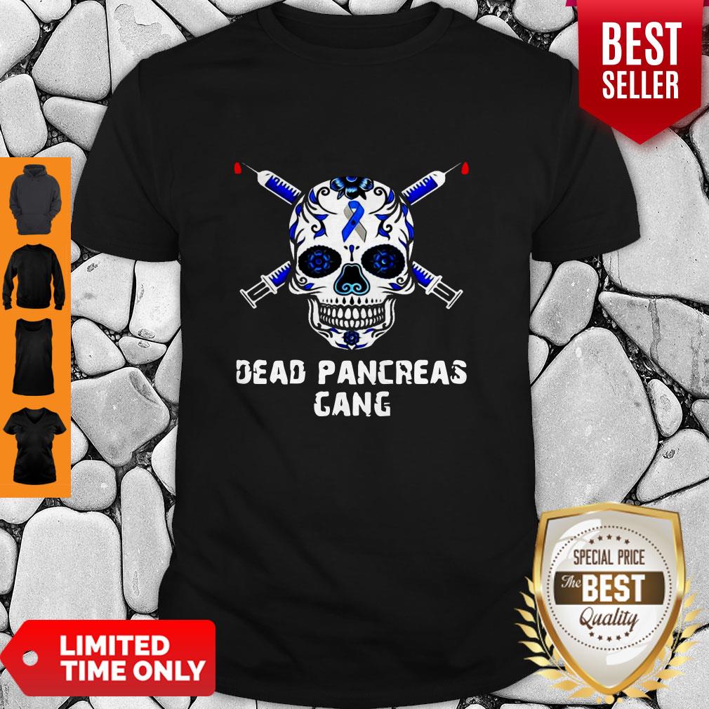 Premium Diabetes Skull Dead Pancreas Gang Shirt