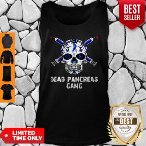 Alternative view of Premium Diabetes Skull Dead Pancreas Gang Shirt